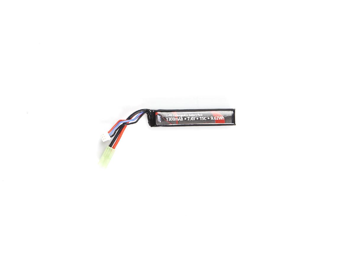 Li-po accu 7.4v  / 1300 mAh  / 15C / 9.62Wh-3000-a